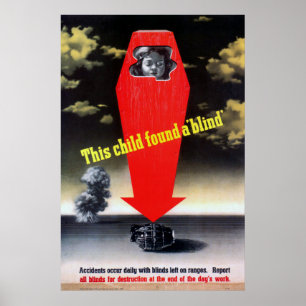 Dit kind vond een blinde poster