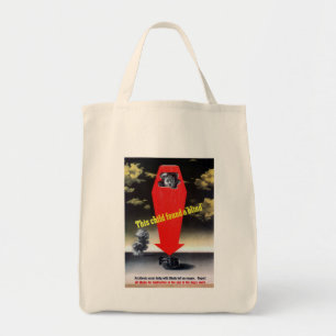 Dit kind vond een blinde tote bag