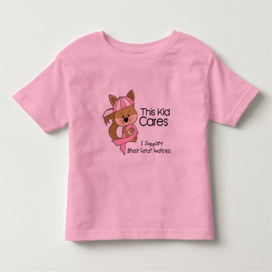 Dit Kind zorgt voor borstkankerbewustwording Kinder Shirts (Voorkant)