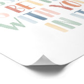 Dit klaslokaal is beter met jou in de regenboog poster (Hoek)