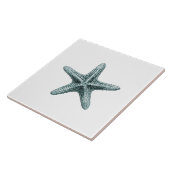 Dit klassieke antiek typografische zee stervisdesi tegeltje (Zijkant)