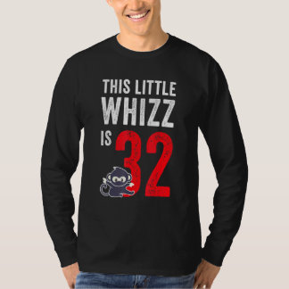 Dit kleine fluitje is 32 jaar oud t-shirt