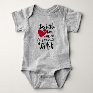 Dit kleine hart van mij - CHD hart krijger Romper