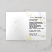 Dit kleine hartje van mij - Dankbaarheid gedicht Folie Wenskaart (Buiten Laag)
