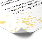 Dit kleine hartje van mij - Dankbaarheid gedicht Poster (Hoek)