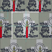 Dit kleine licht Christelijk Stof (Delen)