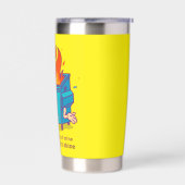 Dit kleine licht: Dumpster Fire Thermal Tumbler Geïsoleerde Drinkbeker (Links)