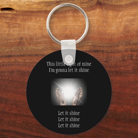 Dit kleine licht sleutelhanger (Voorkant)