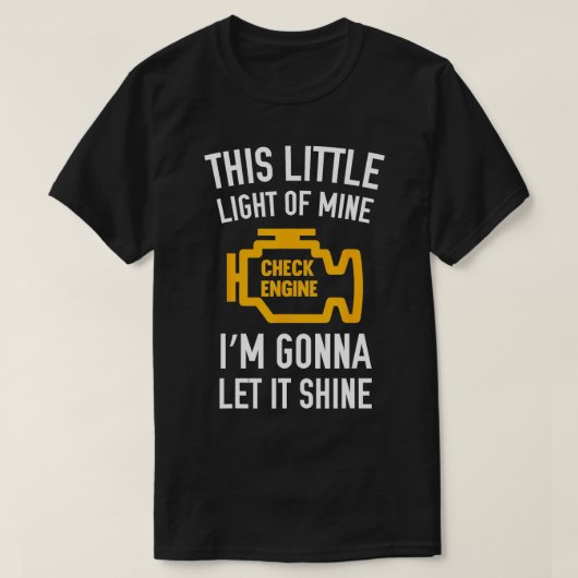 Dit kleine licht van mij laat het schijnen t-shirt (Design voorkant)