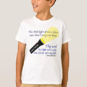Dit kleine licht van mij t-shirt (Voorkant)