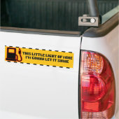 Dit kleine licht van mijn Bumpersticker (Op Truck)