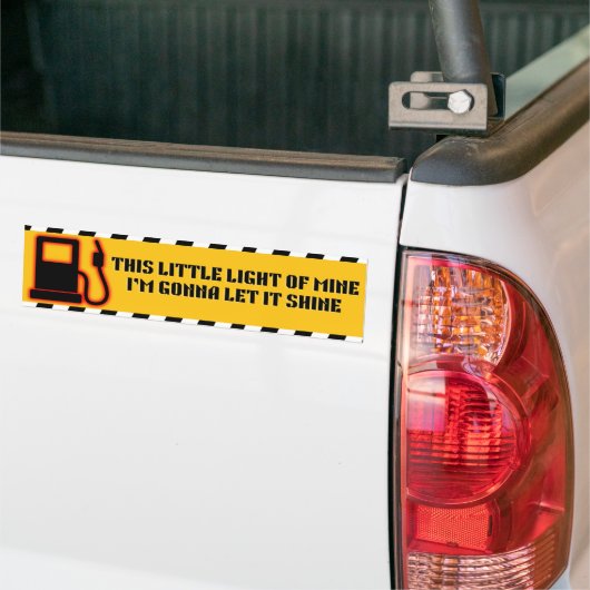 Dit kleine licht van mijn Bumpersticker (Op Truck)