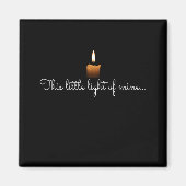 Dit kleine licht van mijn Christelijke geloof T Magneet (Voorkant)