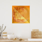 Dit kleine licht van mijn Inspirerend Poster (Keuken)