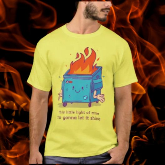 Dit Kleine Licht: Vuilcontainer Brand T-shirt