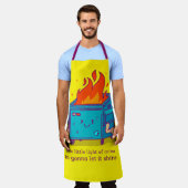 Dit kleine lichtje: Dumpster Fire Schort (Gedragen)