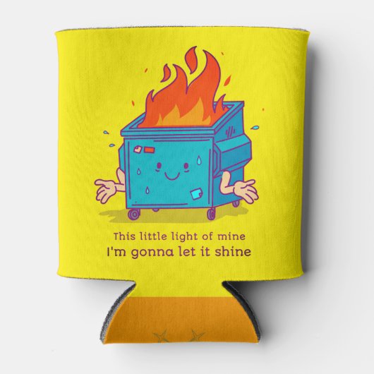 Dit kleine lichtje: Dumpster Fire Water Cooler (Voorkant)