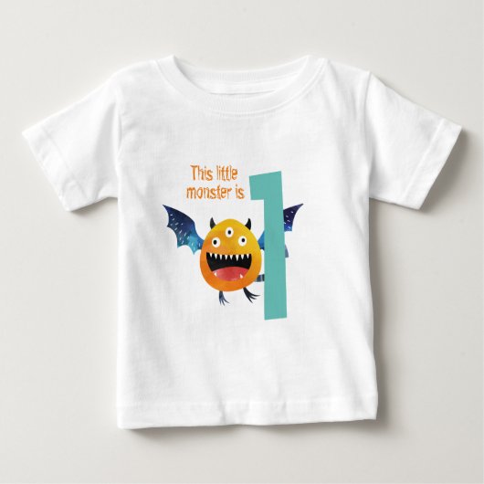 Dit kleine monster is een Baby T-shirt (Voorkant)