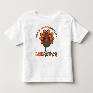 Dit kleine Turkije wordt een Big Brother Kinder Shirts