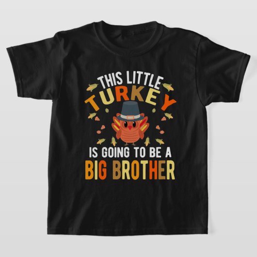 Dit kleine Turkije wordt een grote broer T-shirt (Laagn)
