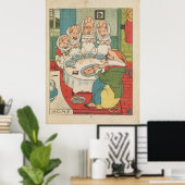 Dit kleine varken ging naar de markt 1870 - Home Poster (Thuiskantoor)