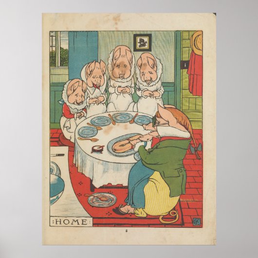Dit kleine varken ging naar de markt 1870 - Home Poster (Voorkant)