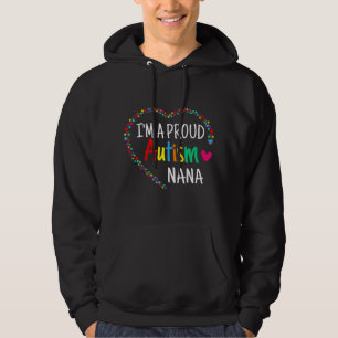 Dit kleurrijke autisme hart gemaakt met puzzelstuk hoodie