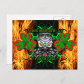 Dit knijpen briefkaart (Voorkant / Achterkant)