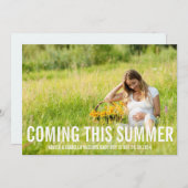 Dit komt eraan (seizoen) | Zwangerschap Aankondigi Aankondiging (Voorkant / Achterkant)