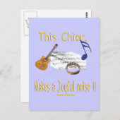 Dit koor maakt een vrolijk geluid briefkaart (Voorkant / Achterkant)