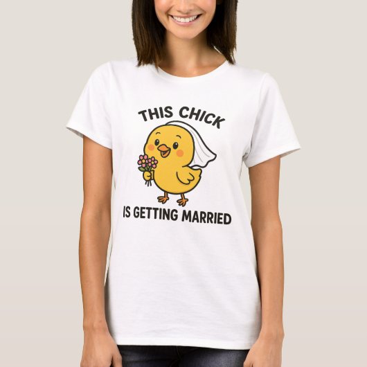 Dit Kuiken Gaat Trouwen T-shirt (Voorkant)