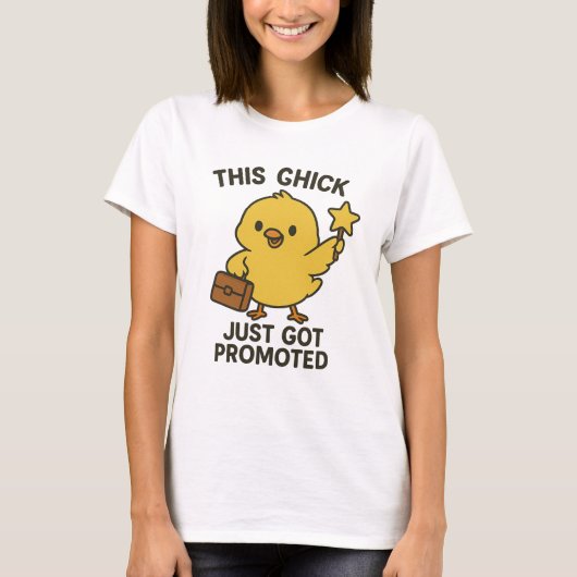 Dit kuiken is net gepromoveerd t-shirt (Voorkant)
