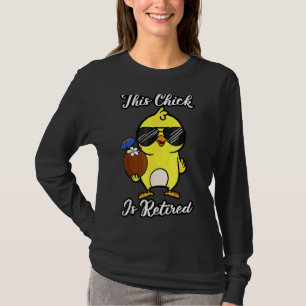 Dit kuikens is een pensioenfonds met pensioen en p t-shirt
