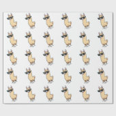 Dit lama drama is een echte eigenzinnige pose in z cadeaupapier (Vlak)