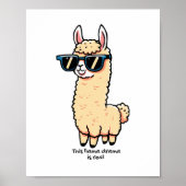 Dit lama drama is een echte eigenzinnige pose in z poster (Voorkant)