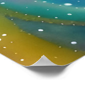 Dit langzame citaat van Rumi Celestial Poster (Hoek)