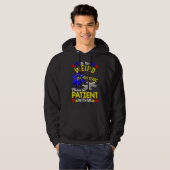 Dit leuke autisme bewustmakingsontwerp is een gewe hoodie (Voorkant volledig)