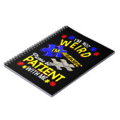 Dit leuke autisme bewustmakingsontwerp is een gewe notitieboek (Linkerzijde)