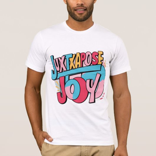 Dit levendige T-shirt ontwerp is voorzien van de u (Voorkant)