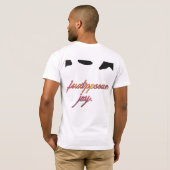 Dit levendige T-shirt ontwerp is voorzien van de u (Achterkant volledig)