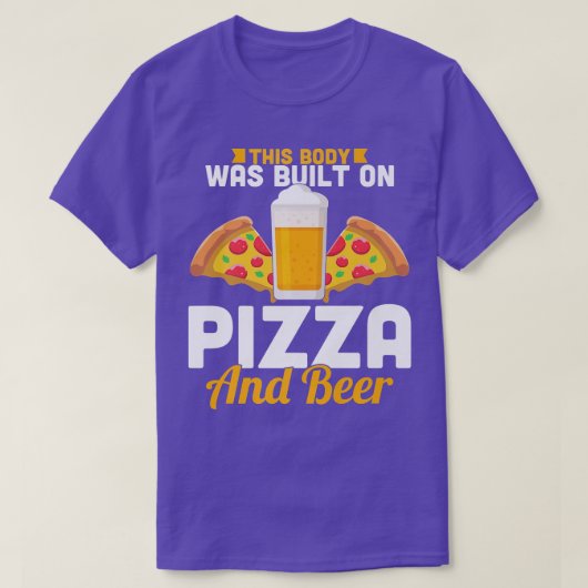 Dit lichaam was gebaseerd op de Pizza- en bierprem T-shirt (Design voorkant)