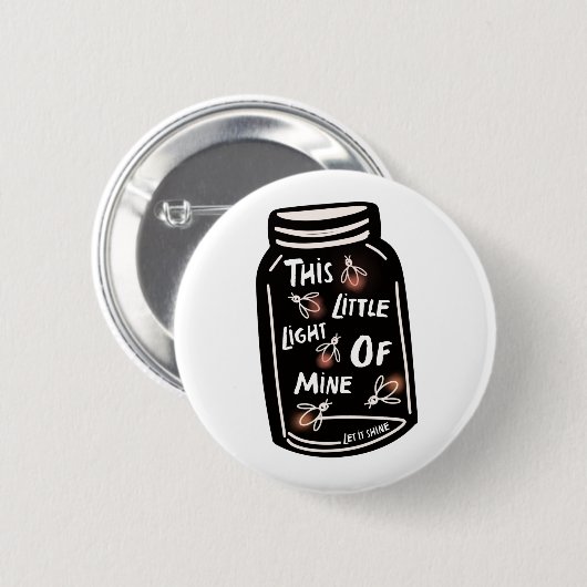 Dit lichtje van mij Christelijk Ronde Button 5,7 Cm (Voorkant /achterkant)