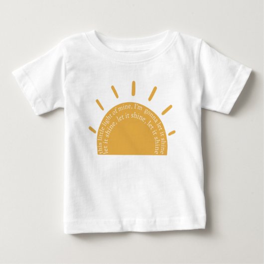 Dit lichtje van mijn Christelijke Baby Shirt (Voorkant)