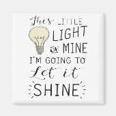 dit lichtje van mijn liedje magneet (Voorkant)