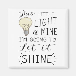 dit lichtje van mijn liedje magneet