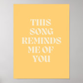 dit liedje doet me denken aan jou poster (Voorkant)