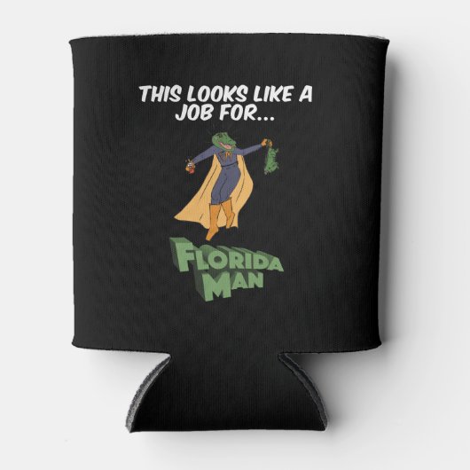 Dit lijkt een baan voor het Man van Florida Blikjeskoeler (Voorkant)