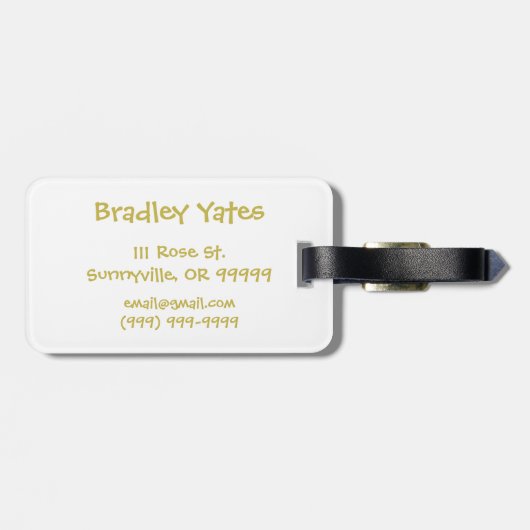 Dit lijkt een baan voor Superman Bagagelabel (Achterkant horizontaal)