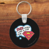 Dit lijkt een baan voor Superman Sleutelhanger (Voorkant)