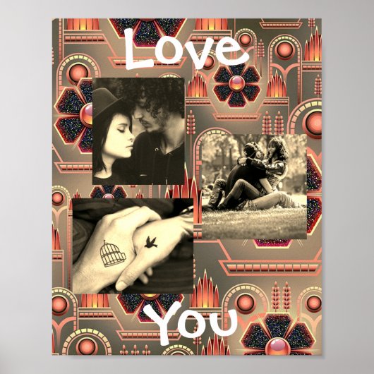 Dit 'Love You'-Poster van de Paar's Photo Poster (Voorkant)